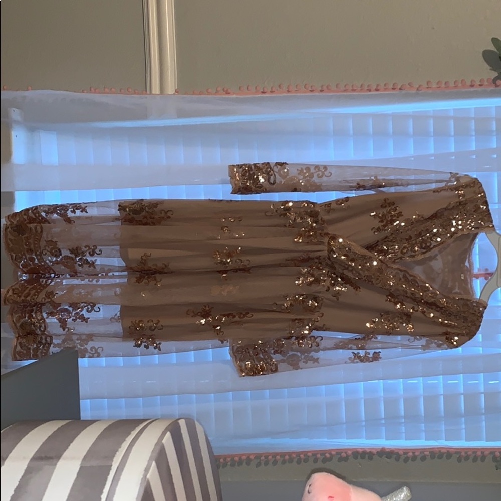 Gold/champagne dress